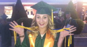 Image of Lyndsey on Graduation Day